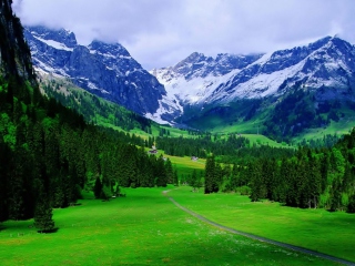 Screenshot №1 pro téma Alps Mountain 320x240