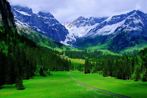 Das Alps Mountain Wallpaper 480x320