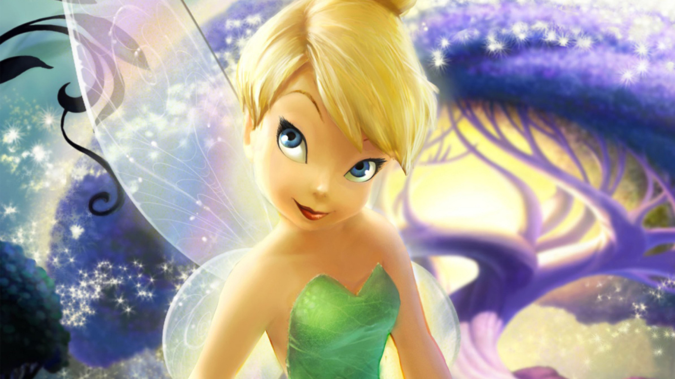 Screenshot №1 pro téma Tinker Bell 1366x768