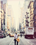 New York City Streets wallpaper 128x160