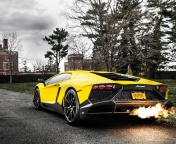 Das Lamborghini Aventador LP720 4 Wallpaper 176x144