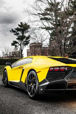 Screenshot №1 pro téma Lamborghini Aventador LP720 4 320x480