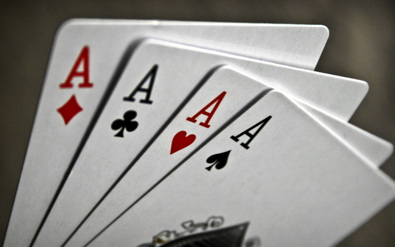 Das Deck of playing cards Wallpaper 1280x800