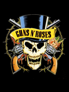 Fondo de pantalla Gund N Roses Logo 240x320