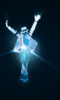 Обои Michael Jackson Dance Illustration 240x400