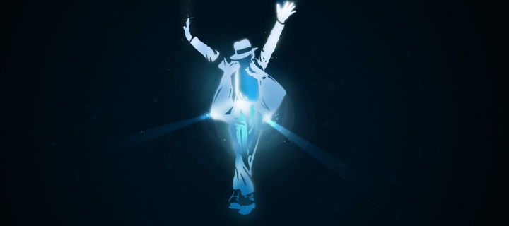 Sfondi Michael Jackson Dance Illustration 720x320