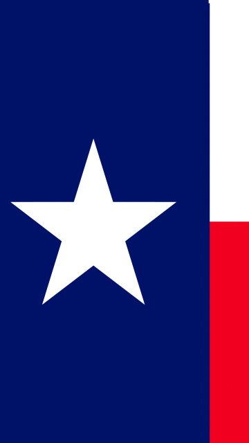 Fondo de pantalla USA Texas Flag 360x640