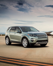 Land Rover Discovery Sport in Hangar wallpaper 176x220