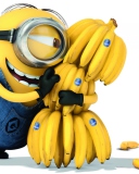 Fondo de pantalla Love Bananas 128x160