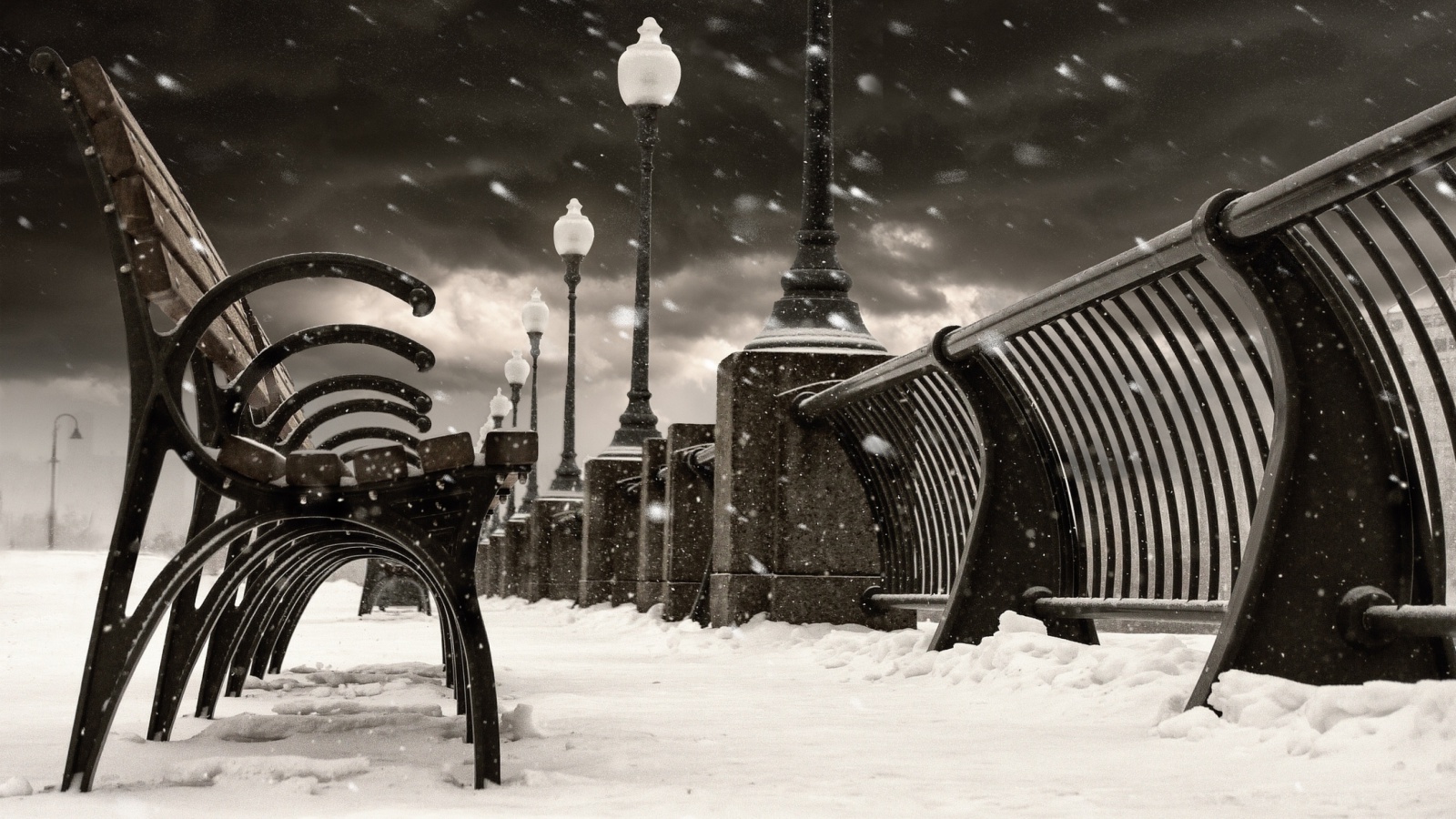 Sfondi Montreal Winter, Canada 1600x900