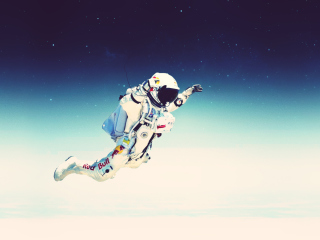 Red Bull Skydiver wallpaper 320x240