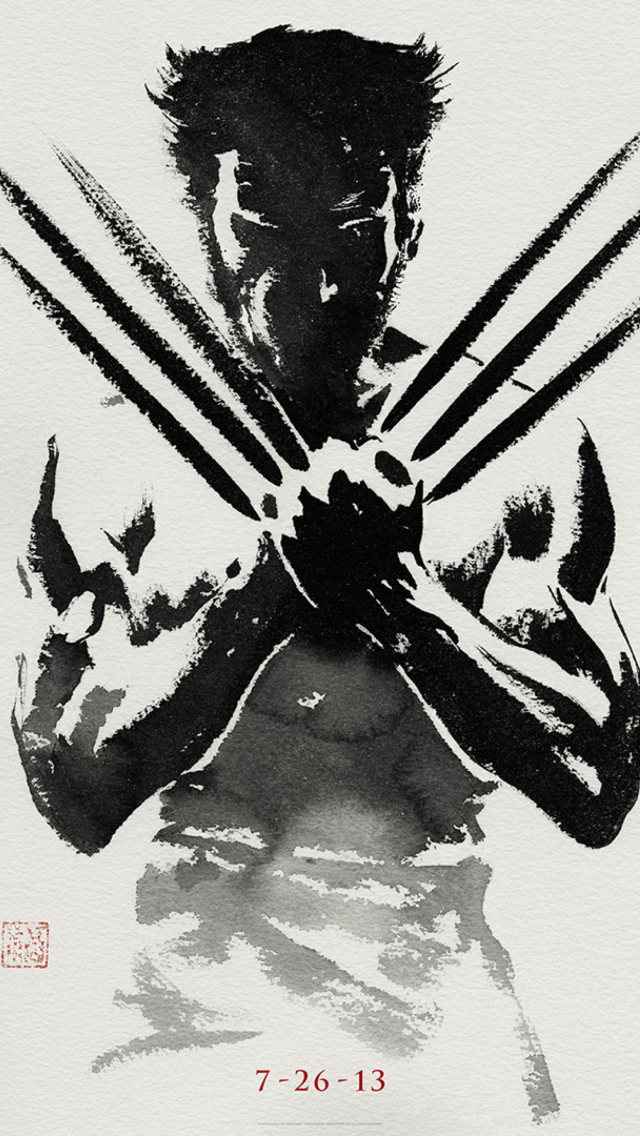 Das The Wolverine 2013 Wallpaper 640x1136