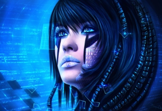 Sci-Fi Portrait - Obrázkek zdarma pro HTC Desire 310