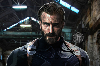 Captain America in Avengers Infinity War Film Background for Android, iPhone and iPad