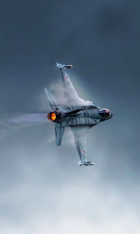 Screenshot №1 pro téma F 16 Fighting Falcon 480x800