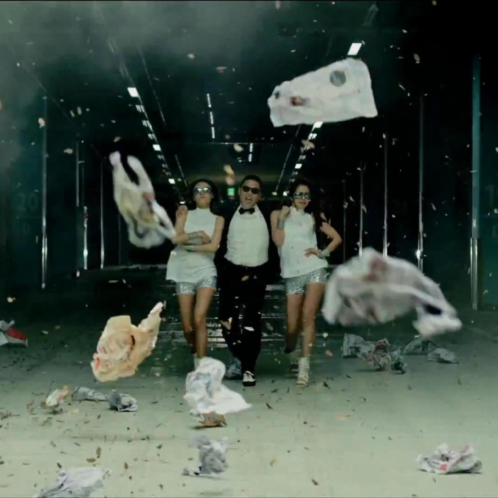 Fondo de pantalla Psy - Gangnam Style Video 1024x1024