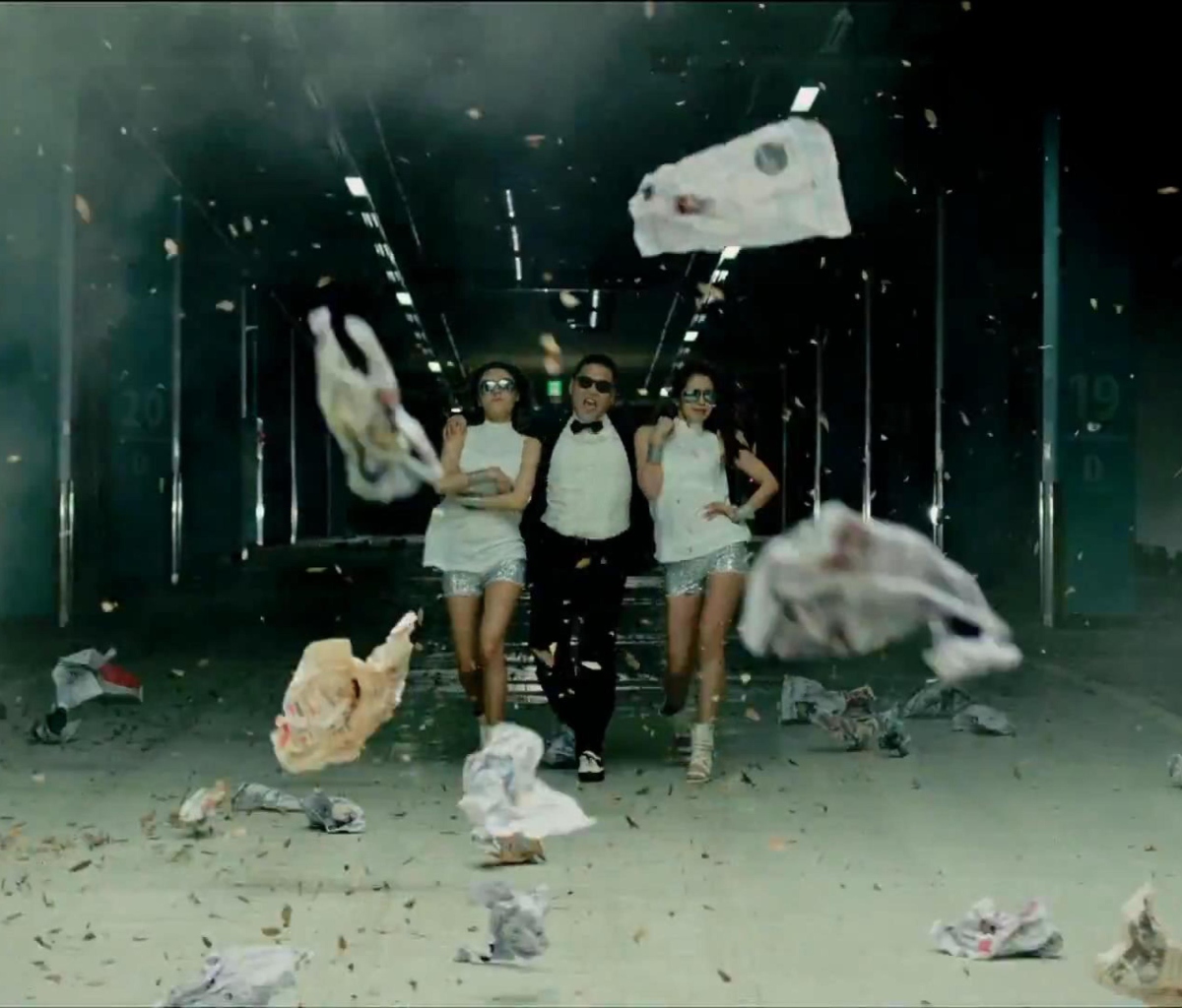 Fondo de pantalla Psy - Gangnam Style Video 1200x1024