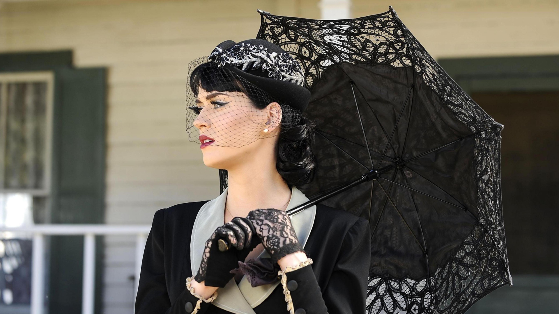 Screenshot №1 pro téma Katy Perry Black Umbrella 1920x1080