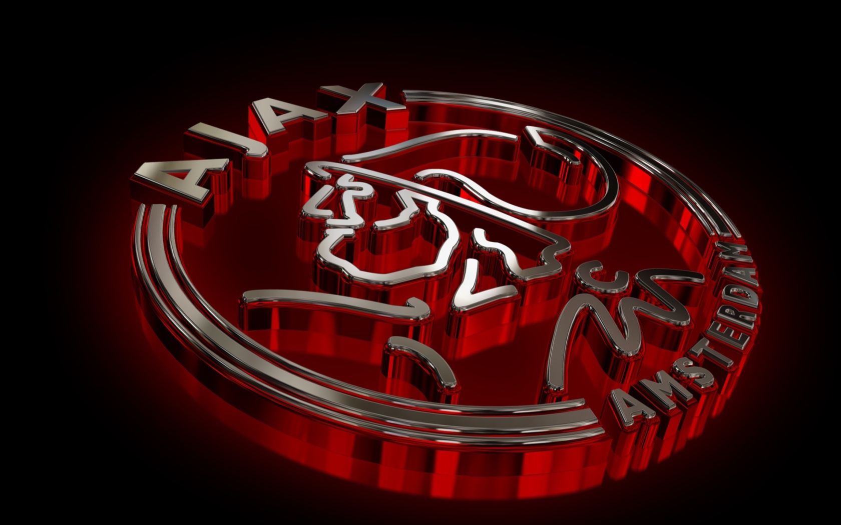 Screenshot №1 pro téma AFC Ajax Logo 1680x1050