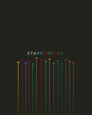 Stay Positive - Obrázkek zdarma pro iPhone 5C