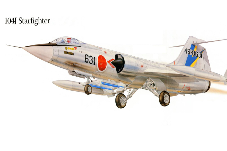 Fondo de pantalla F 104J Starfighter Plastic Model
