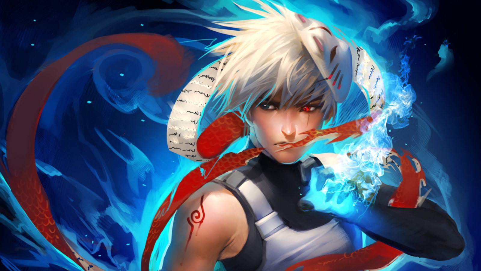 Fondo de pantalla Younger Kakashi 1600x900