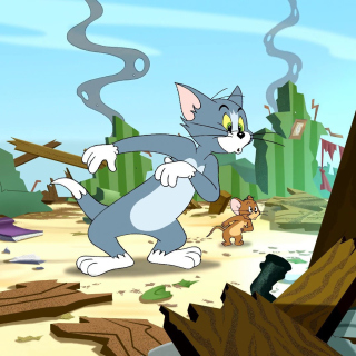 Tom and Jerry Fast and the Furry papel de parede para celular para 128x128
