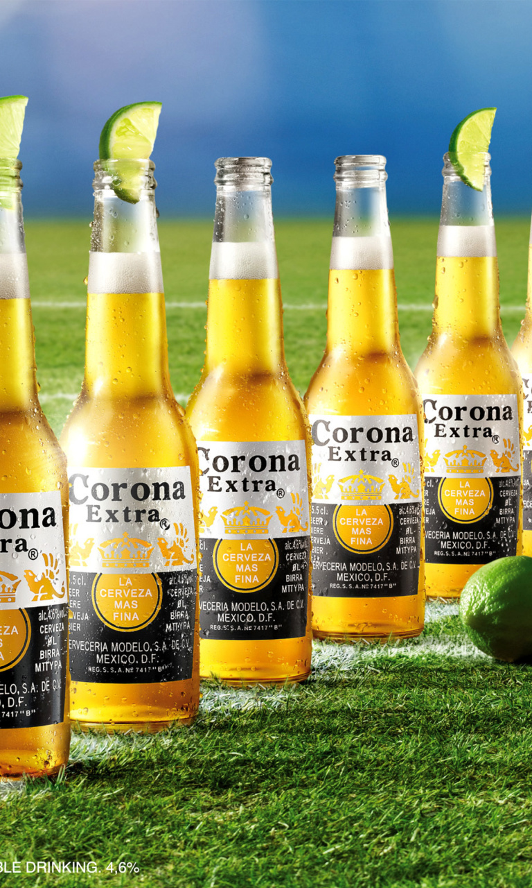 Обои Corona Extra Beer 768x1280