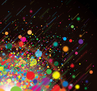 Abstract Colorful Colorful Dots - Obrázkek zdarma pro iPad Air
