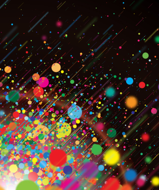 Abstract Colorful Colorful Dots papel de parede para celular para 132x176