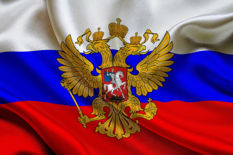 Fondo de pantalla Russian Federation Flag 480x320