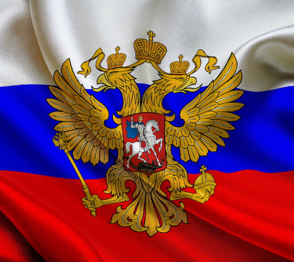 Обои Russian Federation Flag 960x854