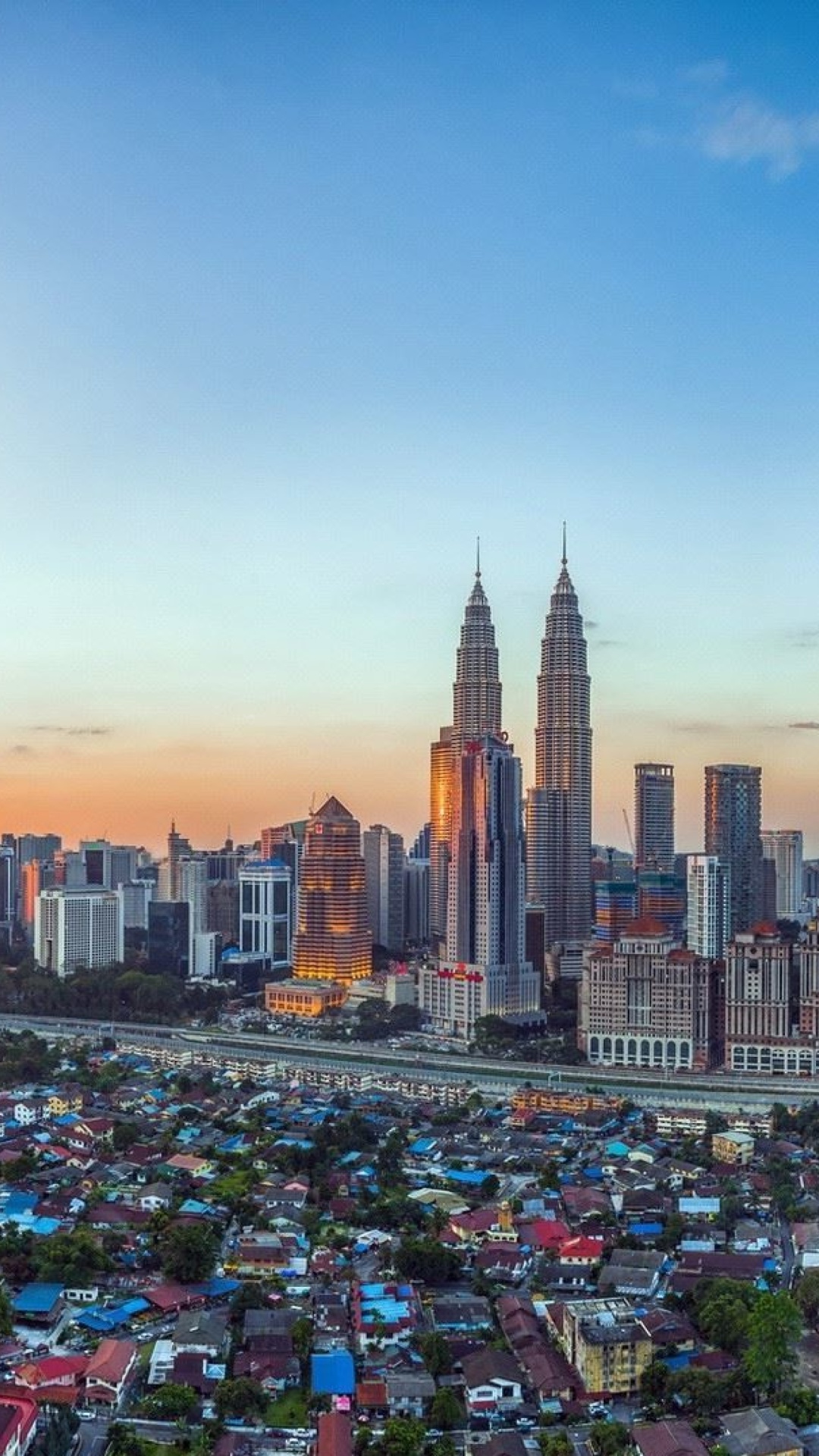 Fondo de pantalla Kuala Lumpur Panorama 1080x1920