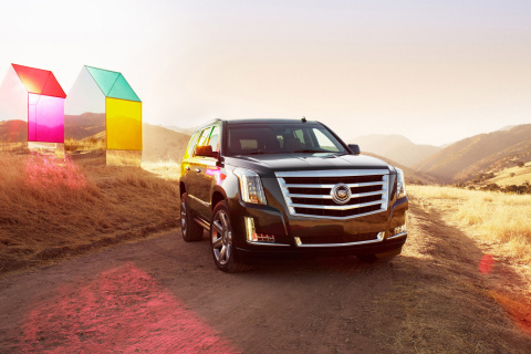 Das Cadillac Escalade Wallpaper 480x320