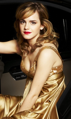 Screenshot №1 pro téma Emma Watson In Beautiful Dress 240x400