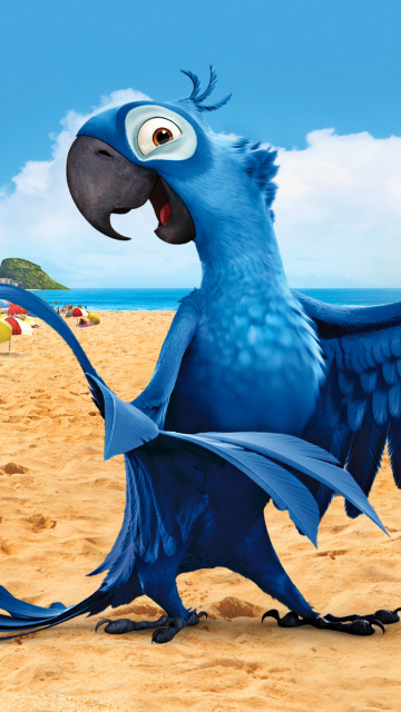 Das Rio Character Blu Wallpaper 360x640