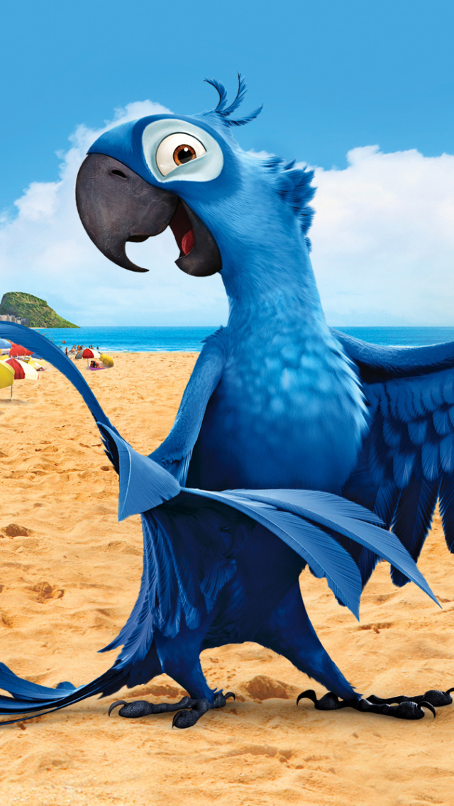 Das Rio Character Blu Wallpaper 640x1136