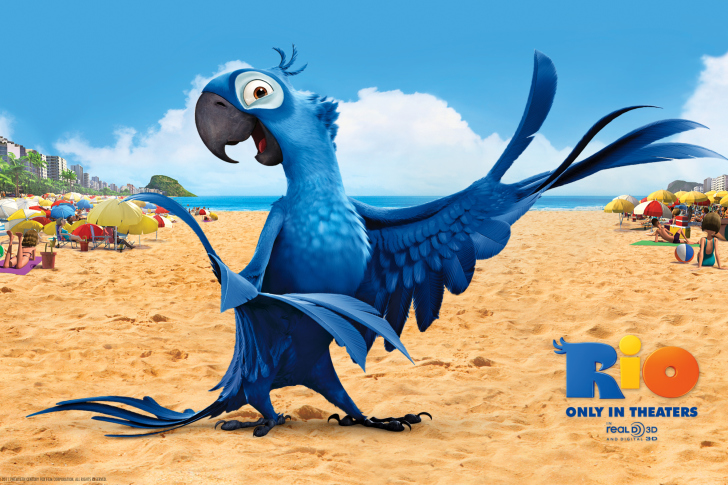 Обои Rio Character Blu