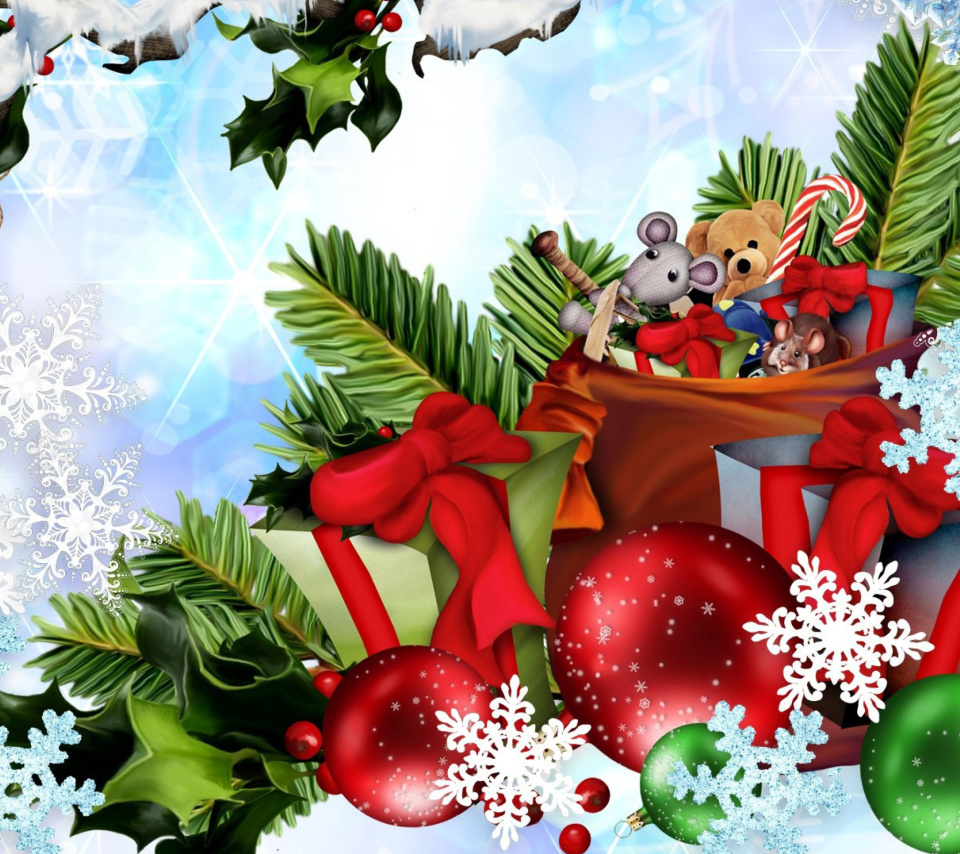 Screenshot №1 pro téma Festive season sparkle and shine 960x854