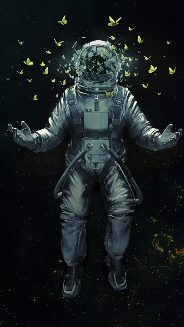 Astronaut's Dreams wallpaper 640x1136