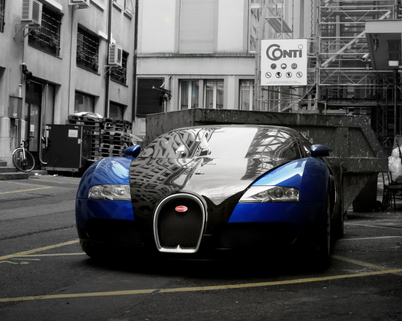 Das Bugatti Veyron Wallpaper 1280x1024