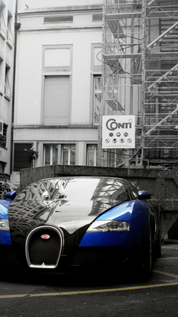 Das Bugatti Veyron Wallpaper 360x640