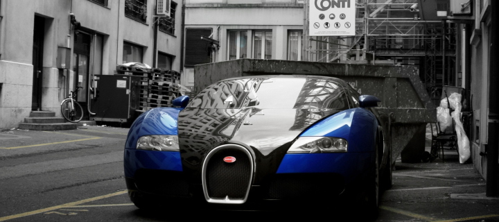 Fondo de pantalla Bugatti Veyron 720x320