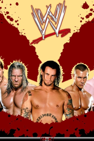 WWE Superstars wallpaper 320x480