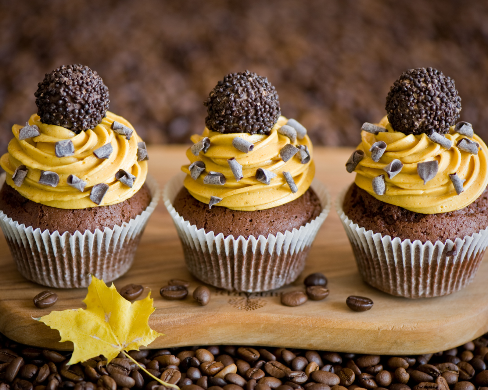 Das Chocolate Muffins Wallpaper 1600x1280