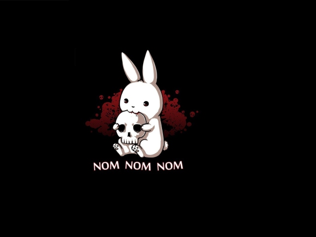 Fondo de pantalla Blood-Thirsty Hare 640x480