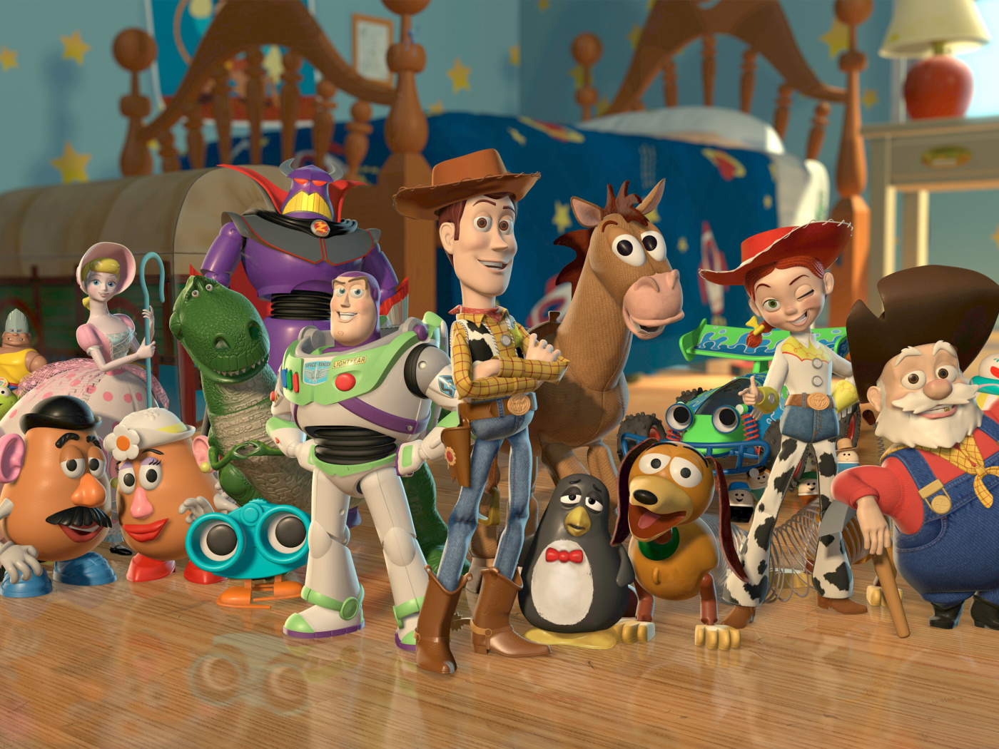 Обои Toy Story 1400x1050