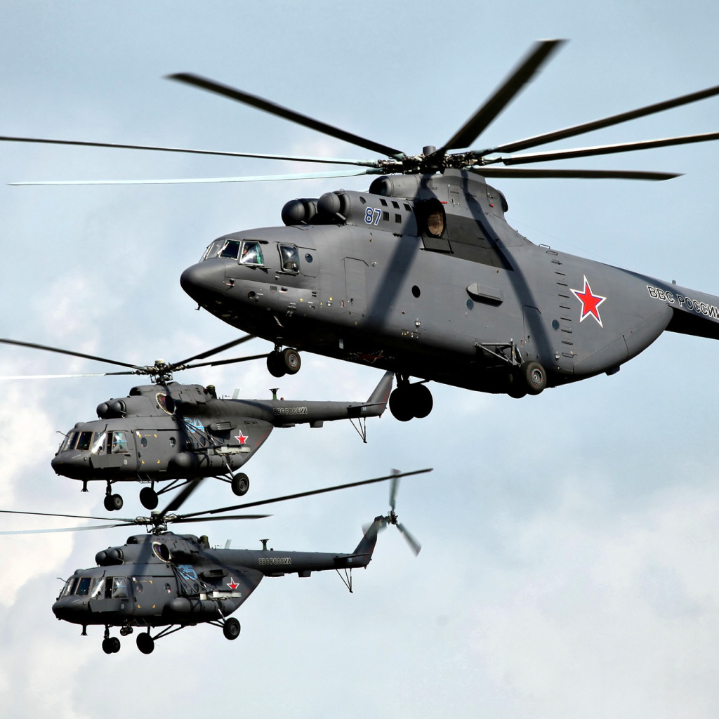 Mi 26 Giant Helicopter wallpaper 1024x1024