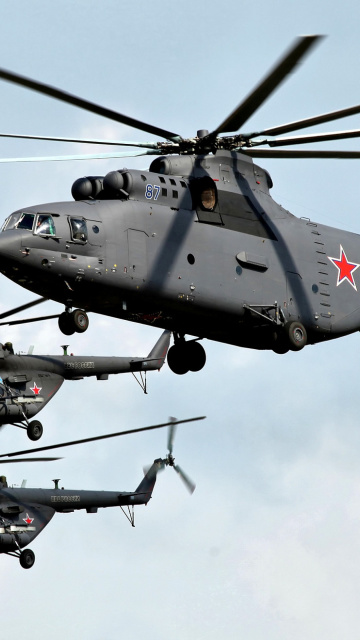 Das Mi 26 Giant Helicopter Wallpaper 360x640