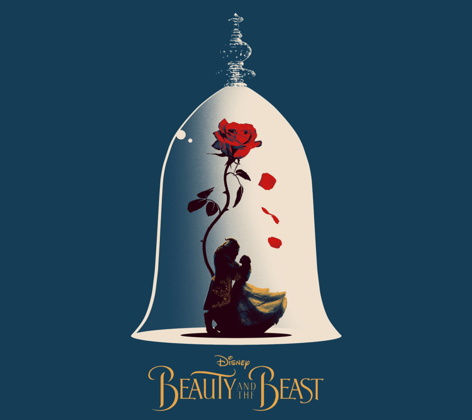 Das Beauty and the Beast Poster Wallpaper 960x854